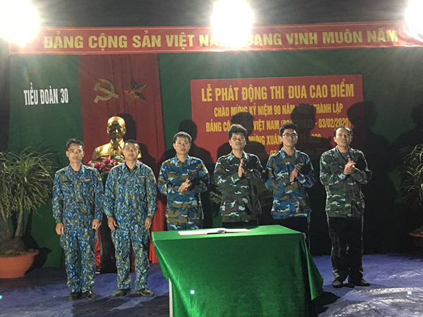 Tiểu đoàn 30, Lữ đoàn 28 phát động thi đua cao điểm “Mừng Đảng, Mừng Xuân, Ra quân quyết thắng”
