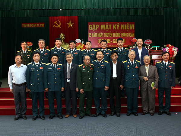 Trung đoàn 236 tổ chức gặp mặt kỷ niệm 55 năm ngày truyền thống