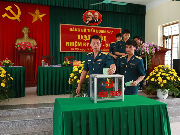 Đảng bộ Tiểu đoàn Vận tải 577 tổ chức Đại hội đại biểu nhiệm kỳ 2020 - 2025