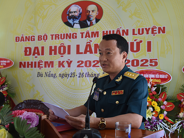 Đảng bộ Trung tâm Huấn luyện Sư đoàn 375 tổ chức Đại hội lần thứ I, nhiệm kỳ 2020-2025