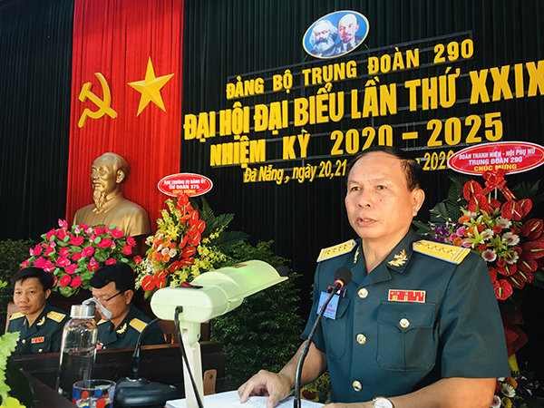 Đảng bộ Trung đoàn 290 tổ chức thành công Đại hội đại biểu nhiệm kỳ 2020-2025