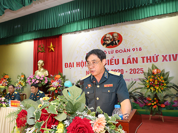 Đảng bộ Lữ đoàn 918 tổ chức Đại hội đại biểu lần thứ XIV, nhiệm kỳ 2020-2025