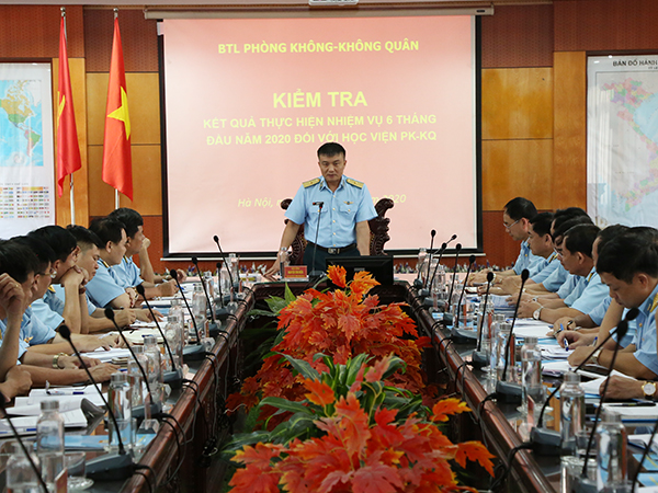Quân chủng Phòng không-Không quân kiểm tra toàn diện tại Học viện PK-KQ