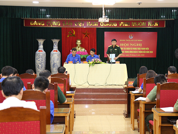 Trung ương Đoàn TNCS Hồ Chí Minh tổ chức Hội nghị giao ban công tác Đoàn và phong trào thanh niên cụm đoàn trực thuộc 6 tháng đầu năm 2020