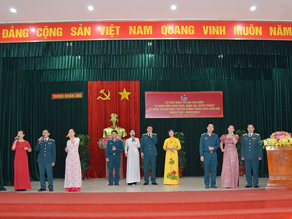 Các tổ chức Đoàn phát động thi đua cao điểm chào mừng kỷ niệm 70 năm Ngày truyền thống Thanh niên Quân đội
