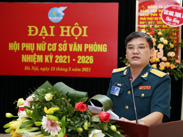 Hội Phụ nữ cơ sở Văn phòng Bộ Tư lệnh Quân chủng PK-KQ tổ chức Đại hội nhiệm kỳ 2021-2026