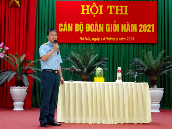 Lữ đoàn 918 tổ chức Hội thi Cán bộ Đoàn giỏi năm 2021