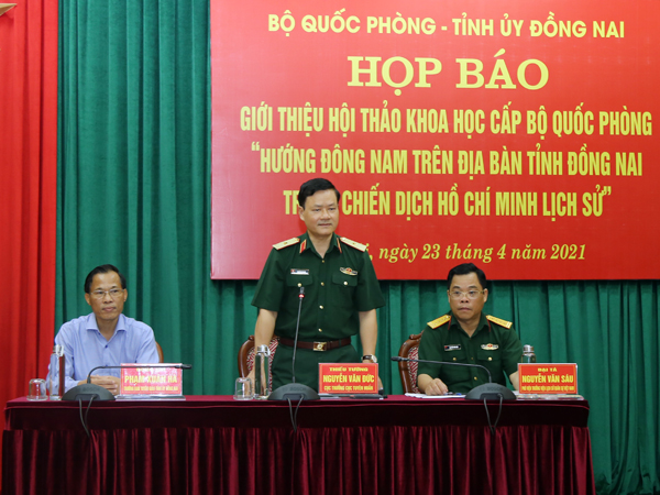 Hội thảo khoa học “Hướng Đông Nam trên địa bàn tỉnh Đồng Nai trong Chiến dịch Hồ Chí Minh lịch sử” sẽ diễn ra ngày 28-4-2021
