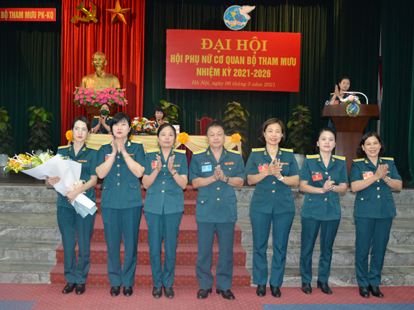 Hội Phụ nữ cơ quan Bộ Tham mưu Quân chủng PK-KQ tổ chức Đại hội nhiệm kỳ 2021-2026