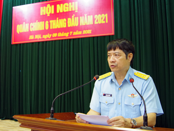 Trường Trung cấp Kỹ thuật PK-KQ tổ chức Hội nghị Quân chính 6 tháng đầu năm 2021