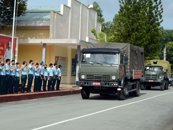 Trung đoàn 935 xuất quân hỗ trợ TP Biên Hòa, tỉnh Đồng Nai phòng, chống dịch COVID-19