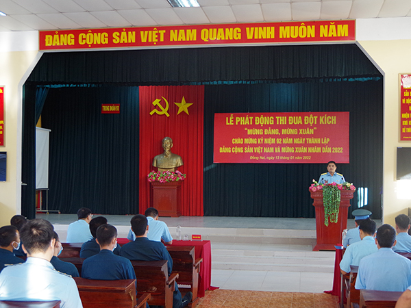 Trung đoàn 93 phát động thi đua chào mừng kỷ niệm 92 năm Ngày thành lập Đảng Cộng sản Việt Nam và mừng Xuân Nhâm Dần 2022