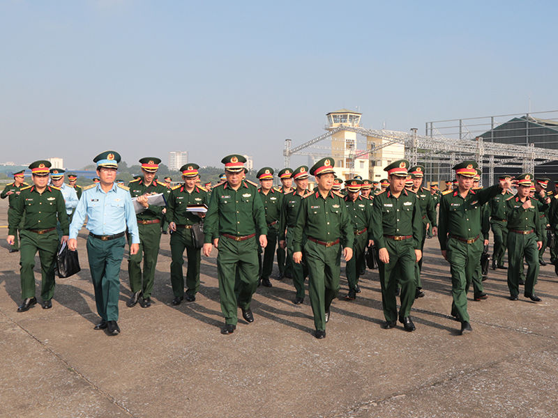 Bộ Quốc phòng kiểm tra công tác chuẩn bị tổ chức Triển lãm Quốc phòng quốc tế Việt Nam 2022