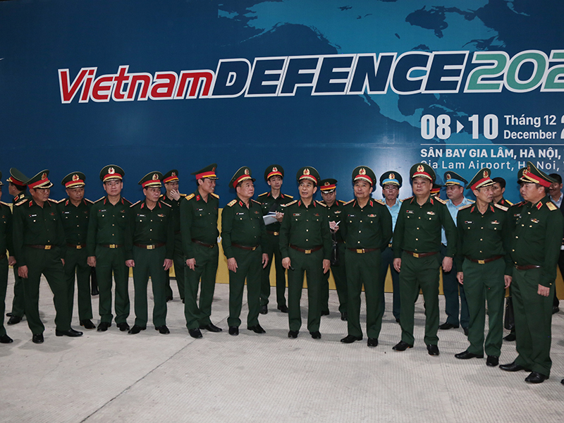 Bộ Quốc phòng kiểm tra công tác chuẩn bị tổ chức Triển lãm Quốc phòng quốc tế Việt Nam 2022