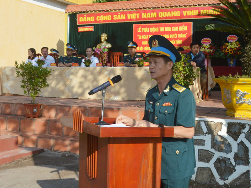 Trung đoàn 284 phát động thi đua cao điểm chào mừng kỷ niệm 50 năm Chiến thắng “Hà Nội  -Điện Biên Phủ trên không”