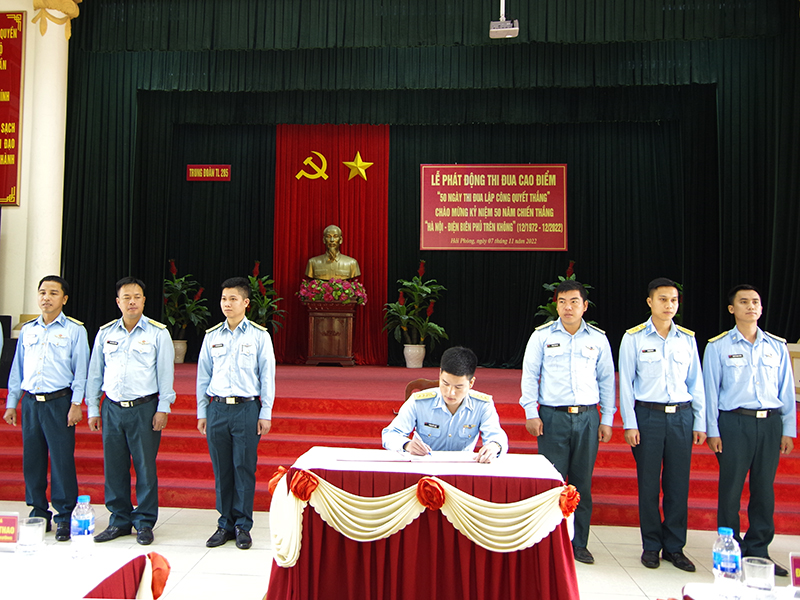 Các đơn vị trong Quân chủng Phòng không - Không quân phát động thi đua cao điểm chào mừng kỷ niệm 50 năm Chiến thắng “Hà Nội - Điện Biên Phủ trên không”