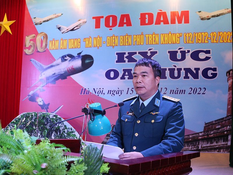 Sư đoàn 371 tổ chức Tọa đàm, giao lưu kỷ niệm 50 năm Chiến thắng “Hà Nội - Điện Biên Phủ trên không”