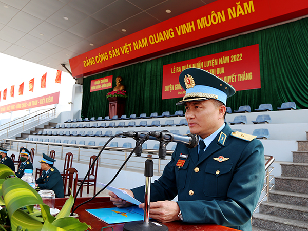 Khối cơ quan Quân chủng Phòng không - Không quân tổ chức Lễ ra quân huấn luyện năm 2022