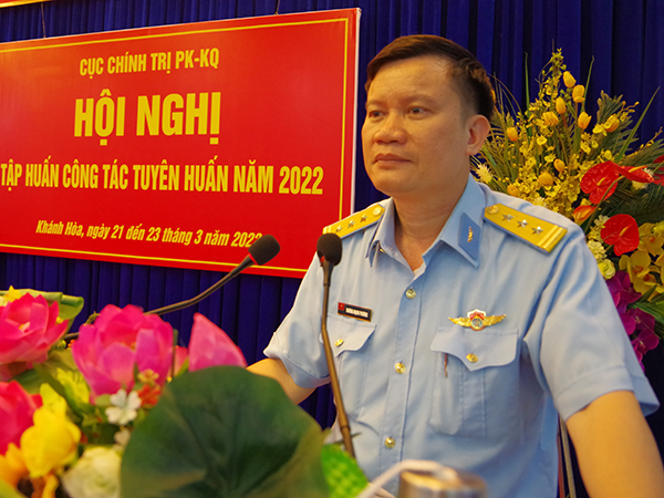 Quân chủng Phòng không - Không quân tập huấn công tác Tuyên huấn năm 2022