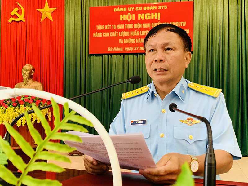 Đảng ủy Sư đoàn 375 tổng kết 10 năm thực hiện Nghị quyết 765 của Quân ủy Trung ương
