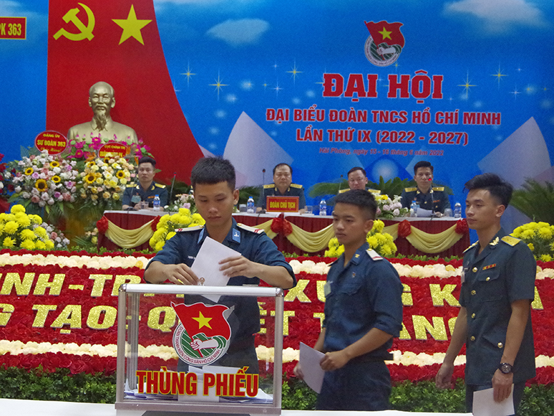 Sư đoàn 363 tổ chức Đại hội đại biểu Đoàn TNCS Hồ Chí Minh lần thứ IX (2022-2027)