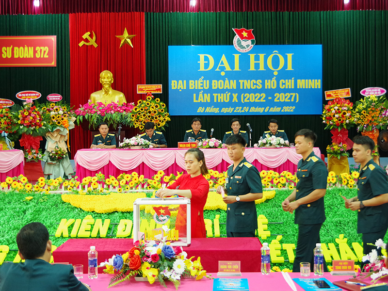 Sư đoàn 372 tổ chức Đại hội đại biểu Đoàn TNCS Hồ Chí Minh giai đoạn 2022-2027