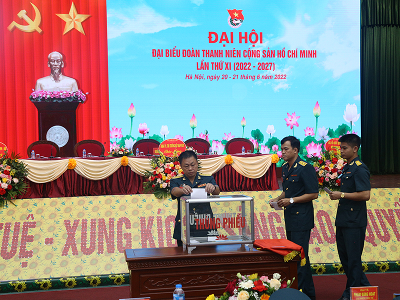 Bộ Tham mưu Quân chủng PK-KQ tổ chức Đại hội đại biểu Đoàn TNCS Hồ Chí Minh giai đoạn 2022-2027