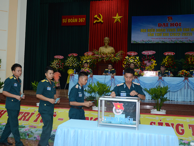 Sư đoàn 367 tổ chức Đại hội đại biểu Đoàn TNCS Hồ Chí Minh lần thứ XIII