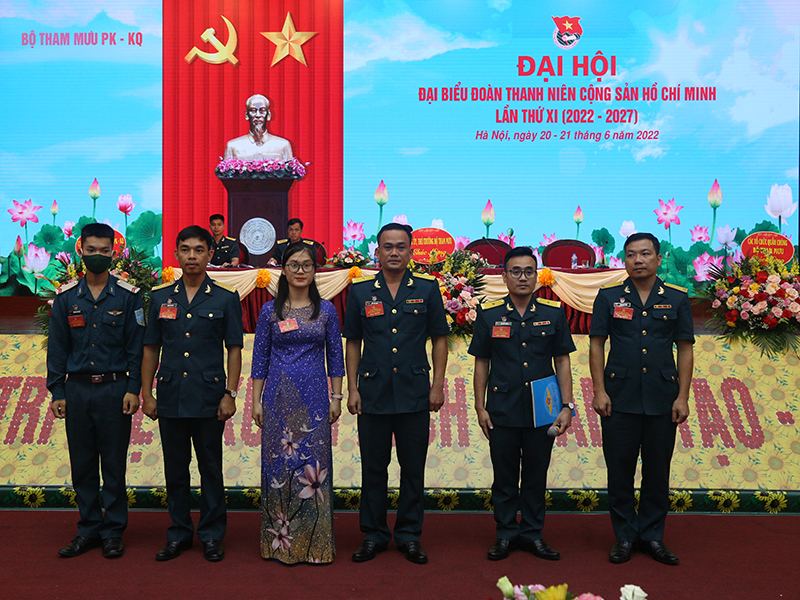 Bộ Tham mưu Quân chủng PK-KQ tổ chức Đại hội đại biểu Đoàn TNCS Hồ Chí Minh giai đoạn 2022-2027