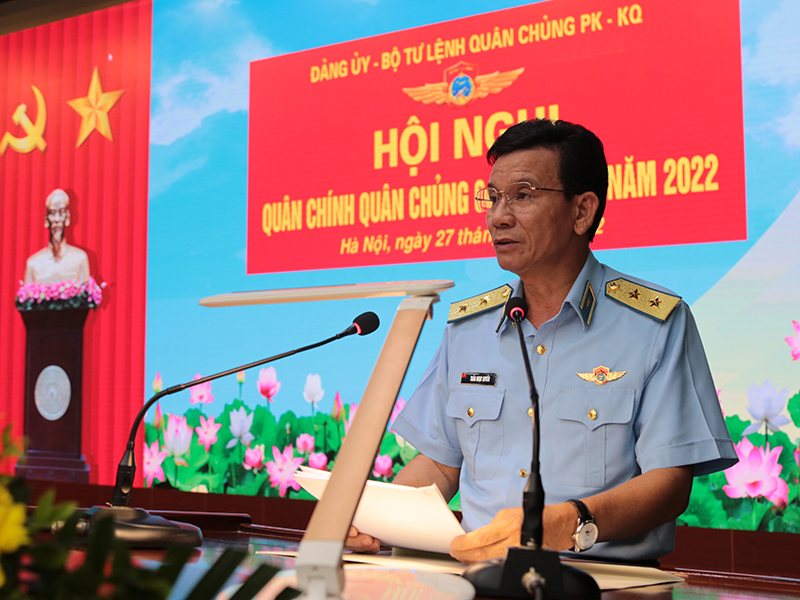 Quân chủng Phòng không - Không quân tổ chức Hội nghị quân chính 6 tháng đầu năm 2022