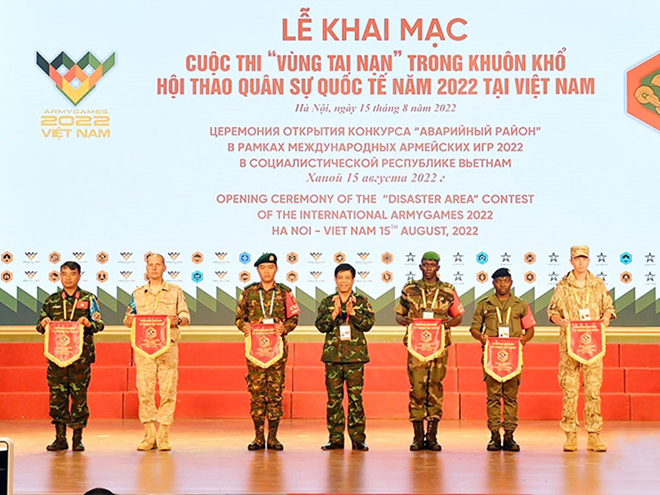 Khai mạc Cuộc thi “Vùng tai nạn” trong khuôn khổ Hội thao quân sự quốc tế năm 2022 tại Việt Nam