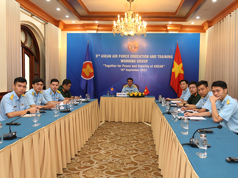 Hội nghị trực tuyến Nhóm làm việc chung Không quân các nước ASEAN lần thứ 9 về Huấn luyện và Đào tạo (AAFET-WG 9) năm 2022