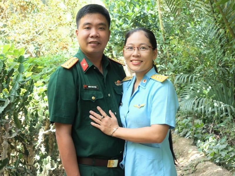 Hạnh phúc bình dị của nữ nhân viên quân y