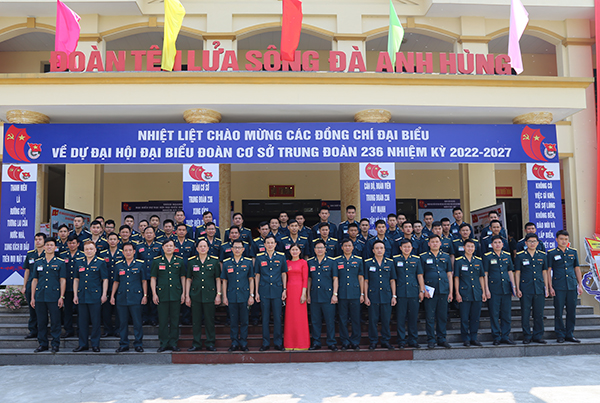 Đoàn cơ sở Trung đoàn 236 tổ chức Đại hội đại biểu nhiệm kỳ 2022-2027