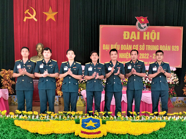 Đoàn cơ sở Trung đoàn 282 và Trung đoàn 929 tổ chức Đại hội đại biểu nhiệm kỳ 2022-2027