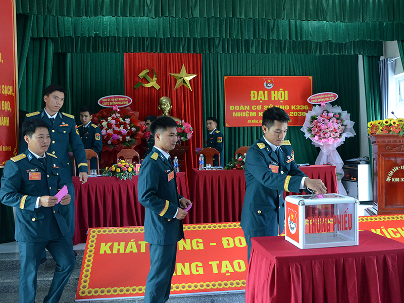 Đoàn cơ sở Kho K336 tổ chức Đại hội đại biểu nhiệm kỳ 2025 - 2030