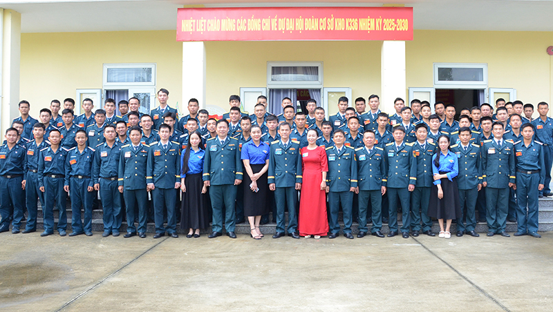 Đoàn cơ sở Kho K336 tổ chức Đại hội đại biểu nhiệm kỳ 2025 - 2030