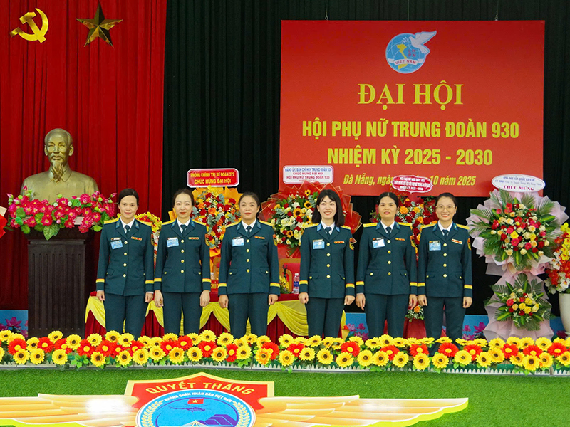 Hội Phụ nữ Trung đoàn 930 tổ chức Đại hội nhiệm kỳ 2025 - 2030