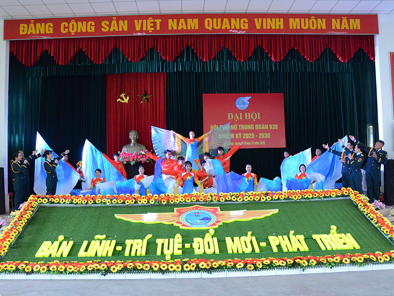 Hội Phụ nữ Trung đoàn 930 tổ chức Đại hội nhiệm kỳ 2025 - 2030