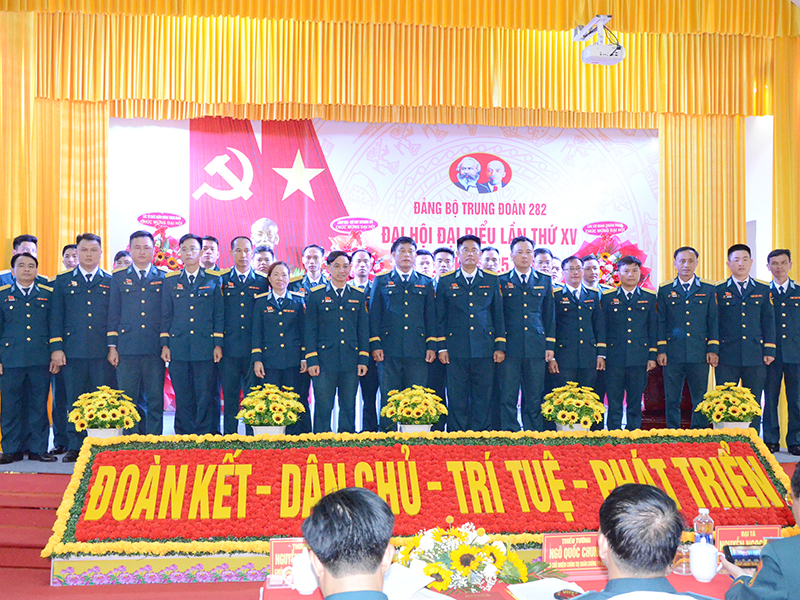 Đảng bộ Trung đoàn 282 Đại hội đại biểu lần thứ XV, nhiệm kỳ 2025 - 2030