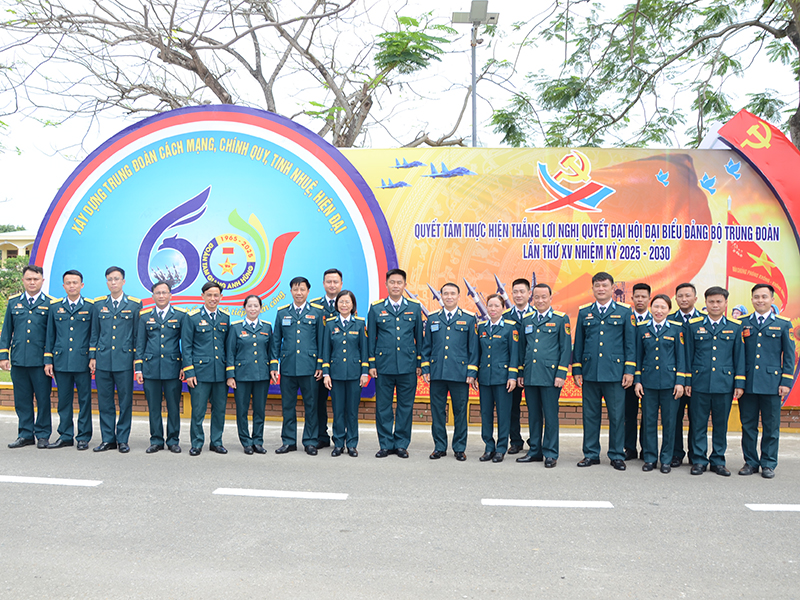Đảng bộ Trung đoàn 282 Đại hội đại biểu lần thứ XV, nhiệm kỳ 2025 - 2030