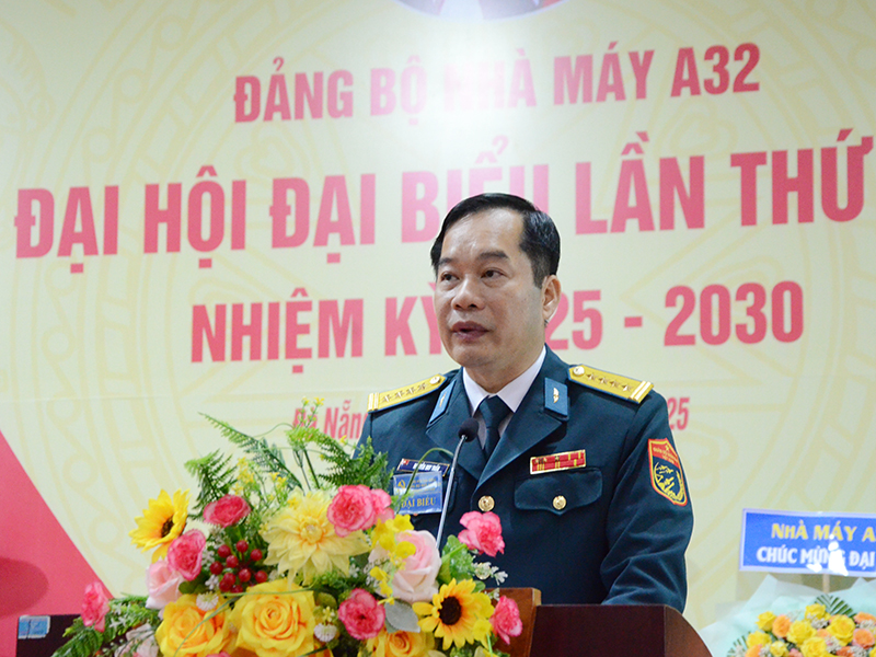 Đảng bộ Nhà máy A32 tổ chức Đại hội đại biểu nhiệm kỳ 2025-2030