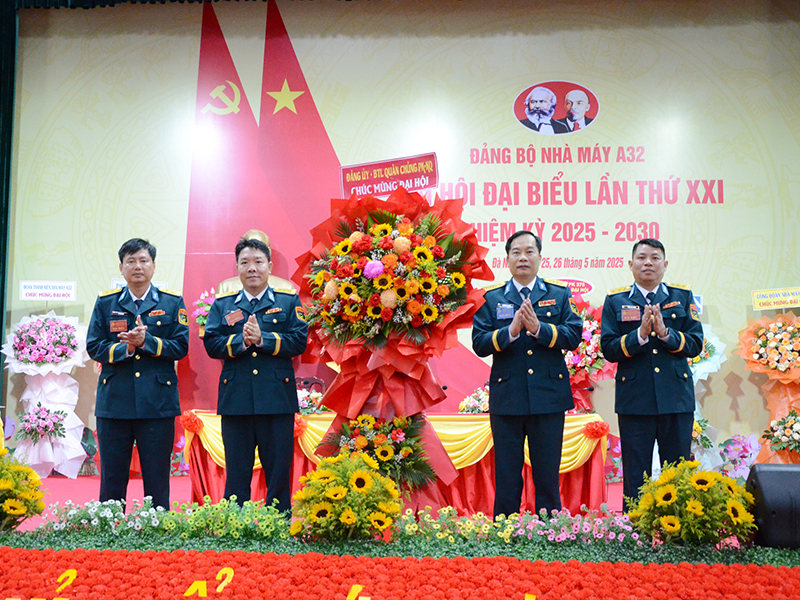 Đảng bộ Nhà máy A32 tổ chức Đại hội đại biểu nhiệm kỳ 2025-2030