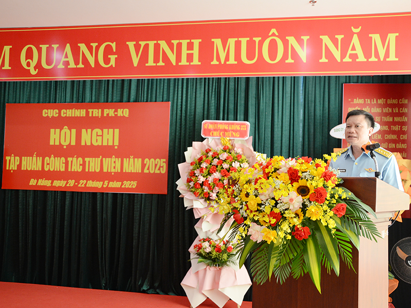 Quân chủng Phòng không - Không quân tập huấn công tác thư viện năm 2025