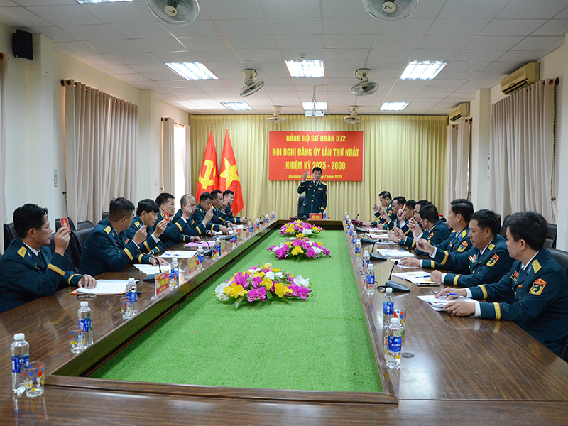 Đảng bộ Sư đoàn 372 tổ chức thành công Đại hội đại biểu lần thứ XII, nhiệm kỳ 2025 - 2030