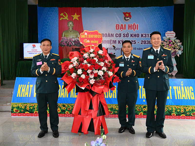 Đoàn cơ sở Kho K312 tổ chức thành công Đại hội nhiệm kỳ 2025-2030
