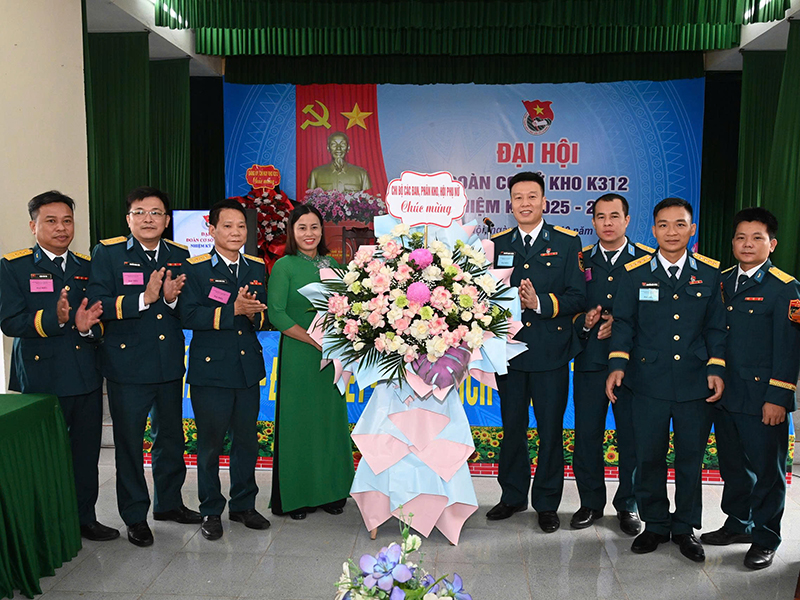Đoàn cơ sở Kho K312 tổ chức thành công Đại hội nhiệm kỳ 2025-2030