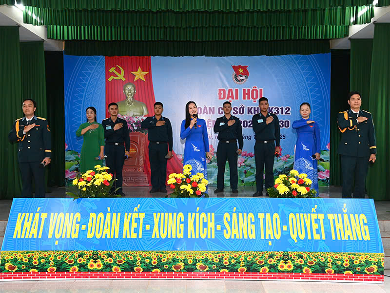 Đoàn cơ sở Kho K312 tổ chức thành công Đại hội nhiệm kỳ 2025-2030