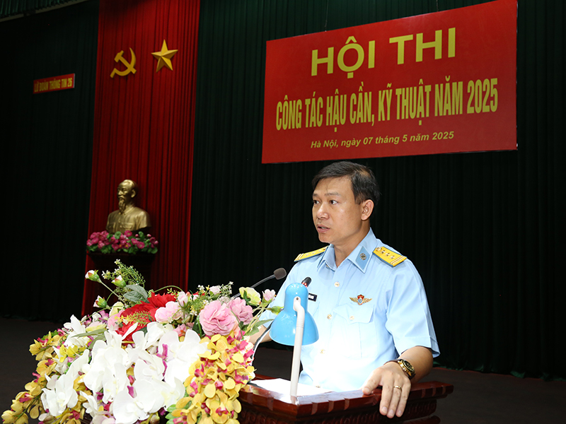Lữ đoàn Thông tin 26 tổ chức Hội thi hậu cần - kỹ thuật năm 2025