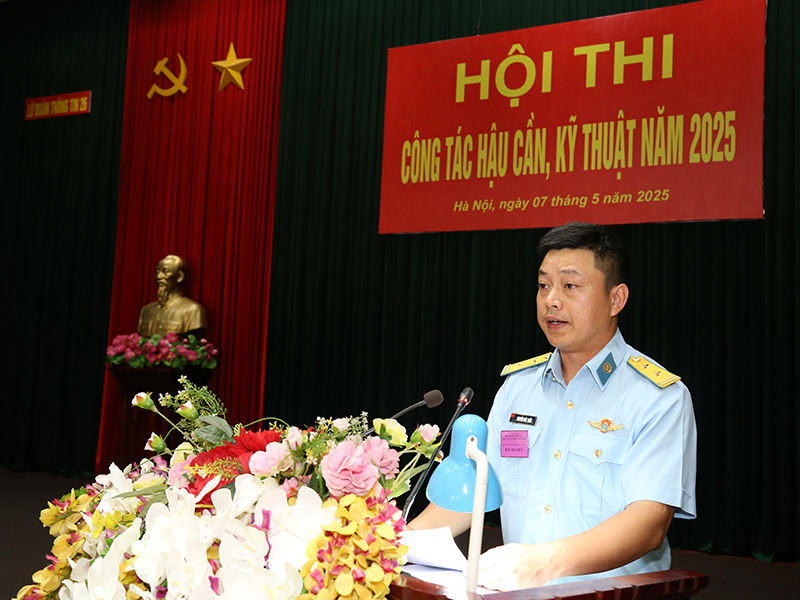 Lữ đoàn Thông tin 26 tổ chức Hội thi hậu cần - kỹ thuật năm 2025
